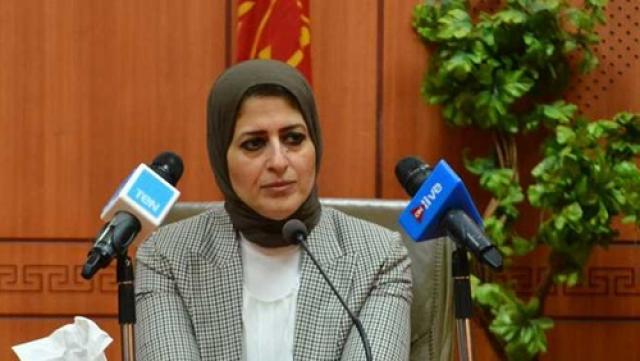 وزيرة الصحة تتفقد مصابي الحادث الإرهابي بمستشفى الحسين الجامعي