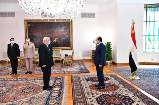 الرئيس السيسي يشهد أداء حلف اليمين للمستشار حسين مصطفى رئيسا لهيئة قضايا الدولة