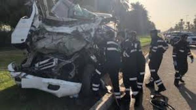 مصرع عامل وإصابة أخرين فى حادث إنقلاب سيارة بغرب سوهاج