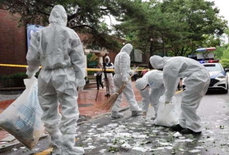 كوريا الشمالية تسقط بالون قمامة داخل مقر الرئيس الكوري الجنوبي