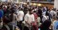 زحام شديد بمطار الحريرى ببيروت...