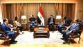 وزير الشباب والرياضة يلتقي البطل...